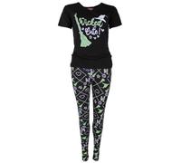 Women's Wicked: For Good Comfy Jogger Sleep Set, Large, Black