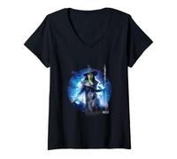 Womens Wicked: For Good Elphaba Power Pose V-Neck T-Shirt