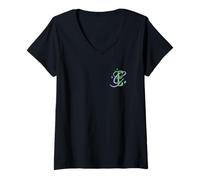 Womens Wicked: For Good Forever My Friend Silhouettes Front & Back V-Neck T-Shirt