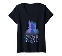 Womens Wicked: For Good Glinda and Elphaba Unbreakable Bond V-Neck T-Shirt