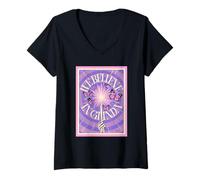 Womens Wicked: For Good Glinda’s Magic Spark V-Neck T-Shirt