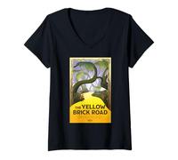 Womens Wicked: For Good The Yellow Brick Road Journey V-Neck T-Shirt