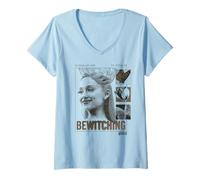 Women's Wicked Glinda Bewitching Glam Poster V-Neck T-Shirt