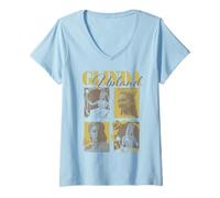 Women's Wicked Glinda So Popular Glam Collage V-Neck T-Shirt