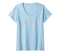Women's Wicked Glindafied V-Neck T-Shirt, Baby Blue, X-Large