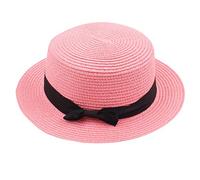 Women's Wide Brim Bowkont Straw Hats 2025 Casual Summer Beach Sun Hat UPF50+ UV Protection Folding Lightweight Solid Color Floppy Fedora Screenhats
