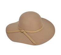 Womens Wide Brim Sun Hats Roll Up Floopy Solid Color Sun Protection UPF 50+ Fisherman Hat Summer Travel Vacation Beach Caps Khaki