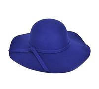 Women's Wide Brim Sun Hats Roll Up Floopy Solid Color Sun Protection UPF 50+ Fisherman Hat Summer Travel Vacation Beach Caps Blue