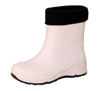 Womens Wide Calf Wellies Waterproof Boots Garden Shoes Hollies Boots Women's Spring Summer Autumn and Winter Mid Tube Plus Velvet Cotton Removable and Washable Outdoor Fashion Work Fishing Car Wash Ki