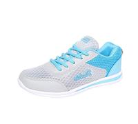 Womens Wide fit Trainers Womens Trainers Wide Fit Wedge Trainers Breathable Mesh Orthopedic Sneakers Casual Low Top Cushion Running Shoes Soft Your+Orders+Placed+Recently+by+me Sky Blue 5.5