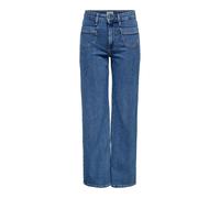 Women's wide leg jeans Only Juicy Life Bleu 28x32