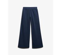 Superdry Essential Logo Wide Leg Joggers Blue M Woman