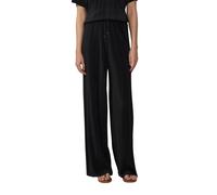 Women's Wide Leg Pleated Trousers s.Oliver Noir 34