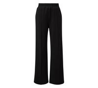 Women's Wide Leg Scuba Trousers s.Oliver Noir 34