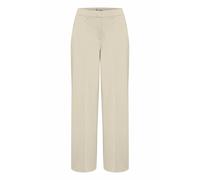 Women's wide-leg Trousers Ichi Kate Beige 2XL