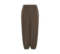 Women's wide-leg Trousers KAFFE Curve Kcyasmina Marron 44