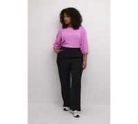Women's wide-leg Trousers KAFFE Curve Signe Noir 42