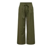 ONLY Women's Onltizana Cotton Loose Pants WVN Fabric Trousers, Green, S