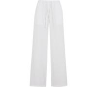 Women's wide-leg Trousers Urban Classics Structured White S