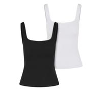 Women's wide neck tank top Urban Classics (x2) Black 4XL