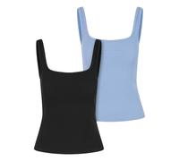 Women's wide neck tank top Urban Classics (x2) Noir 2XL