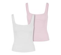 Women's wide neck tank top Urban Classics (x2) Rose 5XL
