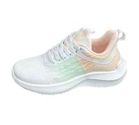 Women's Wide Toe Box Shoes Extra Wide Width Arch Support Non-Slip Tennis Sneakers Athletic Lightweight Running Walking Shoes Mesh Women Footwear White