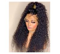 Women's Wig Black Kinky Curly Soft Free Part Lace Front Wig for Women With Baby Hair Natural Hairline Daily WIgs Hair Wig Women Party(22inch)