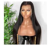 Women's Wig Black Long Natural Hairline Silky Straight Glueless Lace Front Wig for Women With Baby Hair Daily Wig Women's Wigs Hair Piece(26inch)