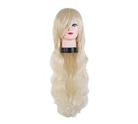 Women's Wig Halloween Wig Resistant Long Curly Hair Carnival Costume Ball Cosplay Hairpiece Hair Wig Women Party(04)