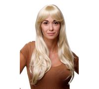 Women's Wig Light Blonde Long & Straight Blonde Bangs Quality Wig 9213-LG26