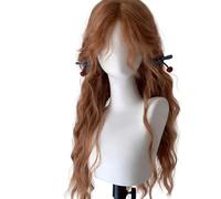 Women's Wig Long-length Wig For Women With Layered Styling Full-head Coverage Human Wigs(Gold)