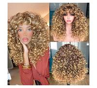 Women's Wig Red Brown Copper Ginger Short Curly with Bangs Synthetic Wigs for Women Wave Wigs Heat Resistant Hair Cosplay Hair Women's Wigs Hair Piece(3327)