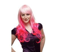 Women's Wig Wig Cosplay Long Sexy Pink White Wavy SA043 Anime Visual Kei