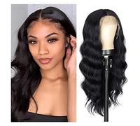 Women's Wig Wigs for Women Glueless Long Wavy Synthetic Lace Wig Pre Plucked With Baby Hair Heat Resistant Fiber Wig Party Hair Wig Women Party(01_28INCHES)