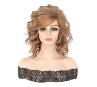 Women's Wig Wigs For Women With Short Curly Hair, Fashionable, Realistic And Natural Simulation Wigs, High Temperature Synthetic Wigs Hair Wig Women Party