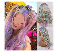 Women's Wig Wigs Synthetic Hair Wigs Long Wavy Wig Heat Fiber Hair Wigs Hair Wig Women Party(22inches)