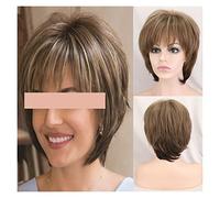 Women's Wig Women Brown Short Wigs Natural Hair Wigs Hair Wig for Women Hair Wig Women Party