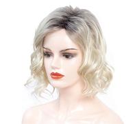 Women's wigs cute fashion fluffy temperament short curly hair wig headgear(2)