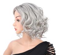 Women's wigs cute fashion fluffy temperament short curly hair wig headgear(3)