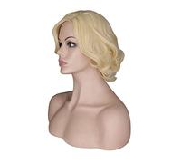 Women's Wigs Girls Short Blonde Curly Cosplay Wig Female Party Hair Replacement Wig Wig Hair