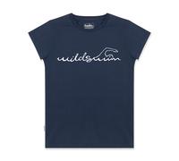 Womens Wild Swim Tee - Navy