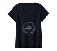 Women's Wilderness Ethics Leave No Trace Nature Conservation Outdoor V-Neck T-Shirt