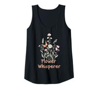 Womens Wildflowers Floral Colorful Flower Whisperer Tank Top