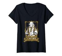 Women's William Shakespeare V-Neck T-Shirt