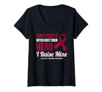 Women's Williams Syndrome Mom V-Neck T-Shirt