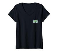 Women's Wiltshire County Flag South WEST England V-Neck T-Shirt