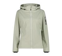 CMP - Women's Light Softshell Jacket Zip Hood - Softshell jacket size 40, grey/sand