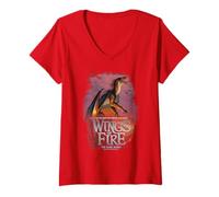 Womens Wings of Fire The Dark Secret Cover V-Neck T-Shirt