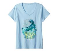 Womens Wings of Fire The Lost Heir Cover V-Neck T-Shirt